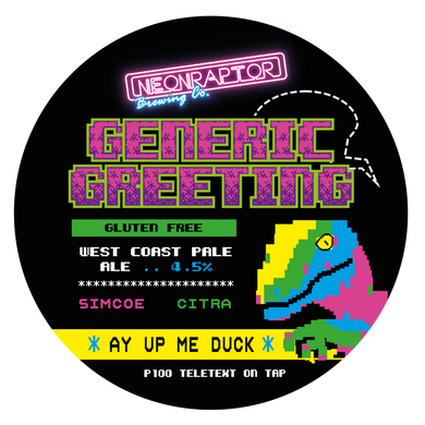 Generic Greeting - 30L Key Keg