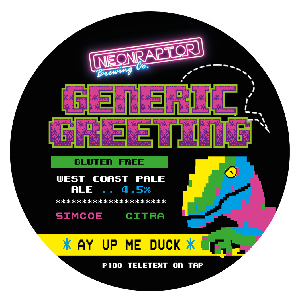 Generic Greeting - 30L Key Keg