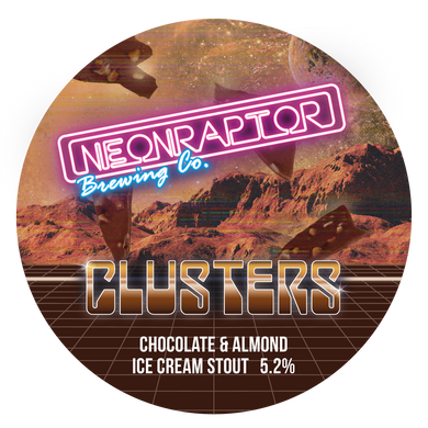 Clusters - Chocolate & Almond Ice Cream - 30L Key Keg