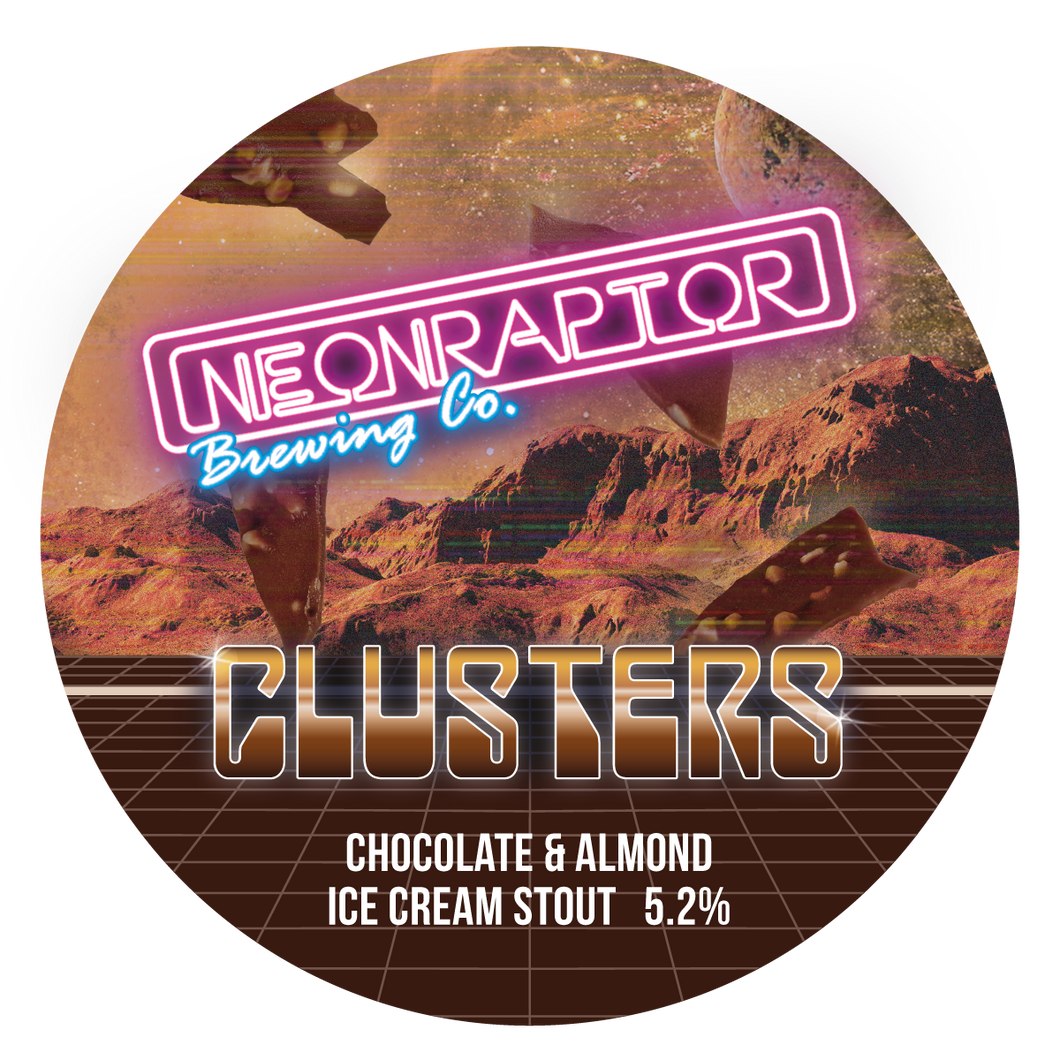 Clusters - Chocolate & Almond Ice Cream - 30L Key Keg