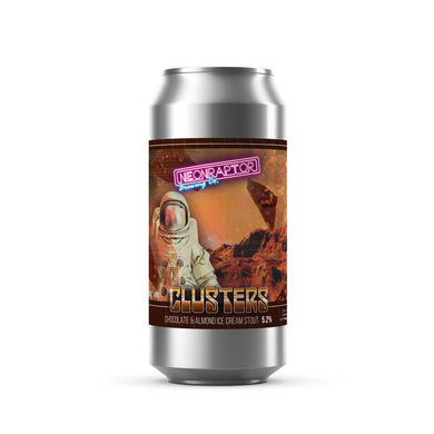 Clusters - Chocolate & Almond Ice Cream - Case of 24 Cans (440ml)