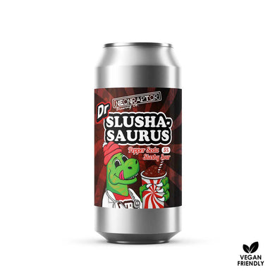 Dr Slushasaurus Pepper Soda Slushy Sour - Case of 12 Cans (440ml)